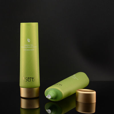 38mm 60ml เครื่องสำอางเจลครีมทามือหลอด Centrifuge Tube แบบใช้ซ้ำได้พร้อมฝาเกลียวสีทอง