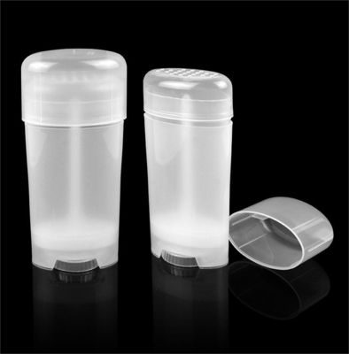 80ml ODM Flat Shaped PP ขวดลูกกลิ้งระงับกลิ่นกายเปล่าภาชนะบรรจุขนาดใหญ่
