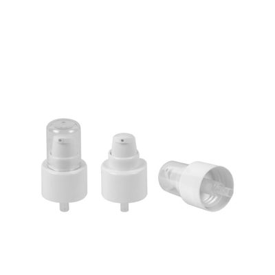 24MM Neck 0.23CC Cream Lotion Pump Double Wall Dispenser Treatment พร้อม Clear Overcap