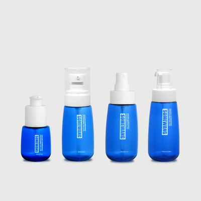 30ml 60ml 80ml 100ml พลาสติกเปล่า PETG ชุดบรรจุภัณฑ์เครื่องสำอาง PETG ขวดเจลอาบน้ำ