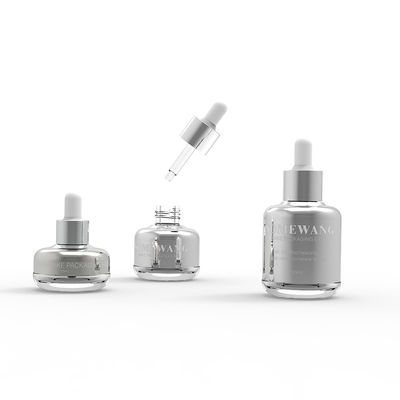 15 30 50ml Frosting Essential Oil Container Bottles บรรจุภัณฑ์เครื่องสำอางพร้อม Dropper