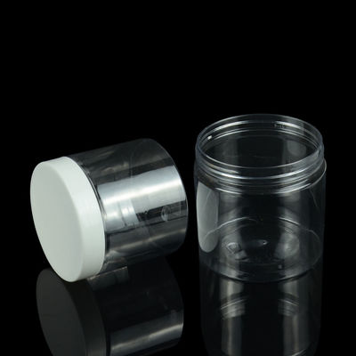 100ml 200ml 250ml อาหารพลาสติกใส PET Jar PCR Bpa Free Deodorant Containers