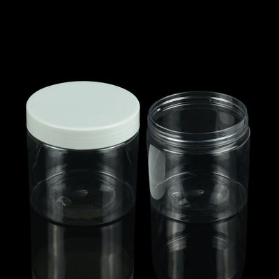 100ml 200ml 250ml อาหารพลาสติกใส PET Jar PCR Bpa Free Deodorant Containers