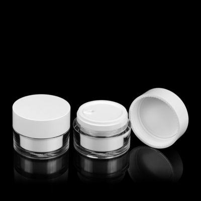 50ml 100ml Luxury PETG Cream Container เปลี่ยนได้ครีมทาหน้ารีฟิลขวดเครื่องสำอาง