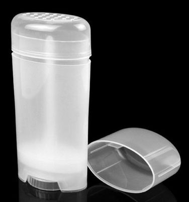 80ml ODM Flat Shaped PP ขวดลูกกลิ้งระงับกลิ่นกายเปล่าภาชนะบรรจุขนาดใหญ่