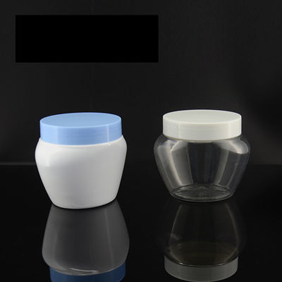 Electroplating Frosted PET Plastic Jars 50ml Recyclable Skin Care Cream Jar