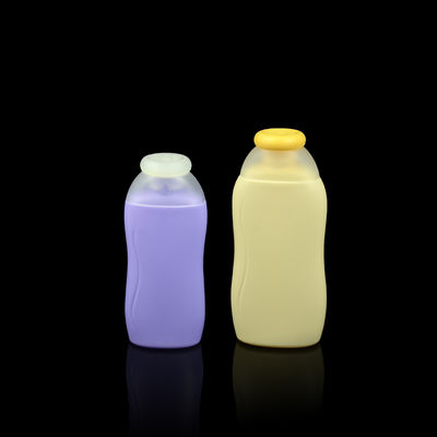 OEM ขวดพลาสติกเปล่าสีสันสดใส 200ml 250ml แชมพูในขวดสีส้ม