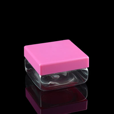 Electroplating 100ml 500ml PET Jar บรรจุภัณฑ์ PET Square Jars ภาชนะเปล่าระงับกลิ่นกาย