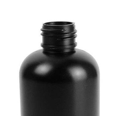 180ml 24/410 HDPE White Boston Round Bottles Skin Personal Care Bottle 30% PCR