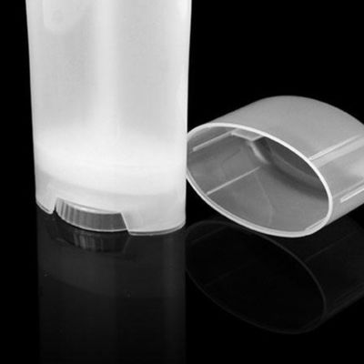 80ml ODM Flat Shaped PP ขวดลูกกลิ้งระงับกลิ่นกายเปล่าภาชนะบรรจุขนาดใหญ่