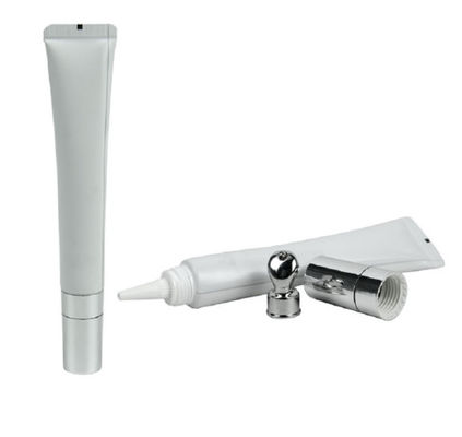 D19 X H85mm ครีมบำรุงรอบดวงตาสีขาว ABL Tube Offset Printing Eye Massage บรรจุภัณฑ์เครื่องสำอาง