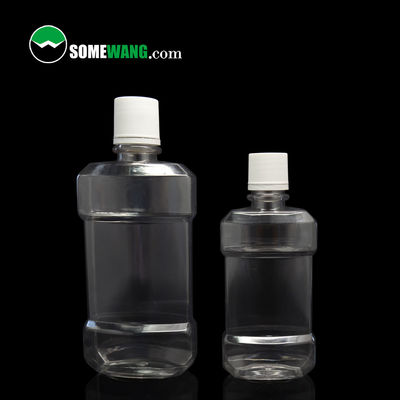 100ml / 250ml / 500ml ขวด PET เครื่องสำอางน้ำยาบ้วนปากแบบกำหนดเอง