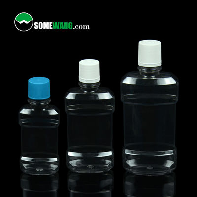 100ml / 250ml / 500ml ขวด PET เครื่องสำอางน้ำยาบ้วนปากแบบกำหนดเอง
