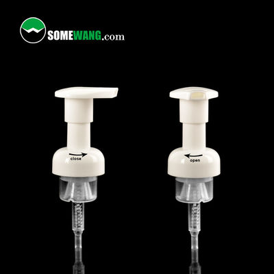 40/410 พลาสติกรีไซเคิล PP สกินแคร์ Fine Foam Dispenser Pump สำหรับ Hand Face Wash Clean