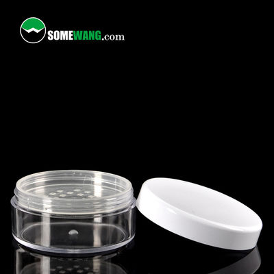 24g ล้างคอนเทนเนอร์แป้งฝุ่นเปล่ารอบแต่งหน้าขวดพลาสติกขนาดเดินทาง