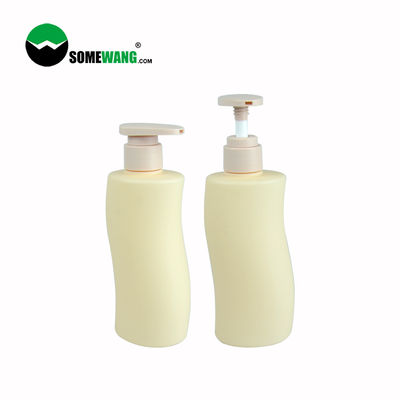 350ml PE ขวดแชมพูเปล่าที่ไม่เป็นอันตรายทนทานขวดปั๊มแชมพูป้องกันการรั่ว