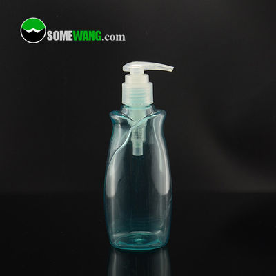 ขวดแชมพูเปล่าพลาสติก PET ลายดอกไม้สีชมพู 130ml 230ml 300ml