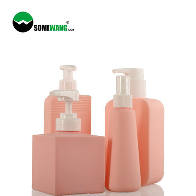 150ml 250ml 350ml 360ml PE ขวดโลชั่นบรรจุภัณฑ์เครื่องสำอางด้วยวัสดุสัมผัสนุ่ม