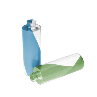 ขวดเครื่องสำอาง PETG เปล่าสองสีขวดโลชั่นพลาสติก 200ml